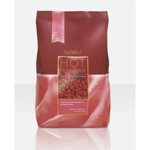 Ceara traditionala elastica roz tip granule, 1 kg Italwax